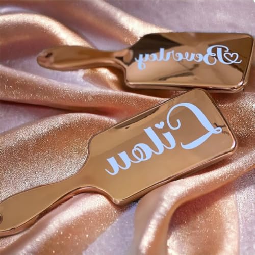 Brosse à cheveux personnalisée fille finies les disputes du matin lot