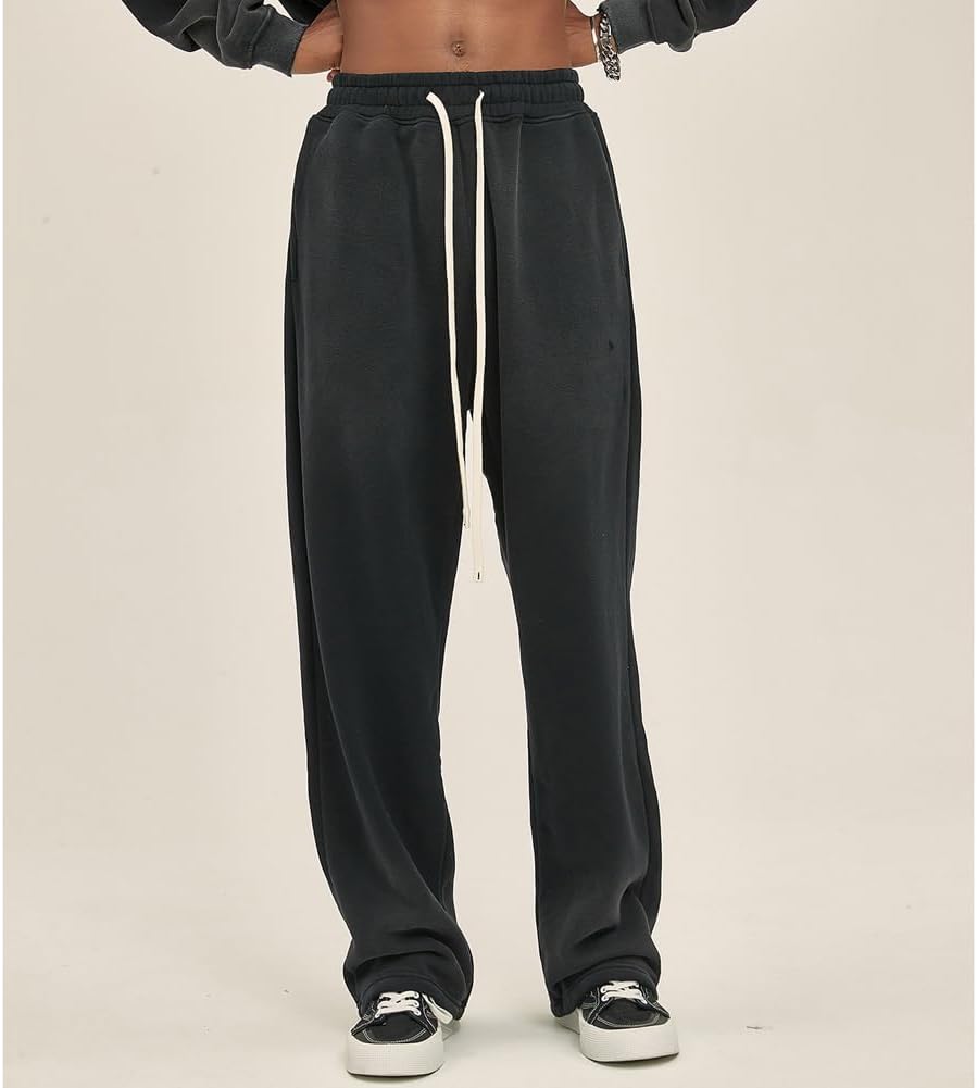 VFIVE UNFOUR Vintage Washed Joggers Unisex Winter Pants Mens Sweatpants Hip Hop Fashion Trousers