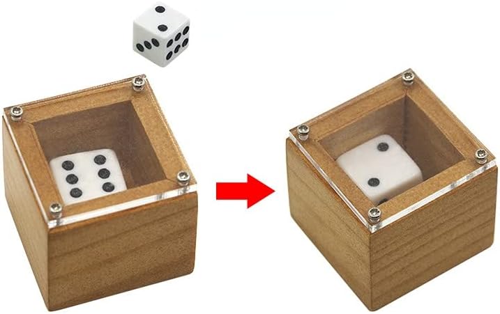 Miniatura 4 de ZQION Badlands Bob Dados Trick Dot Cambio de Número Dados Mágicos Obedientes Dados Magia Escenario Ilusión Accesorios Truco Mentalismo Divertido