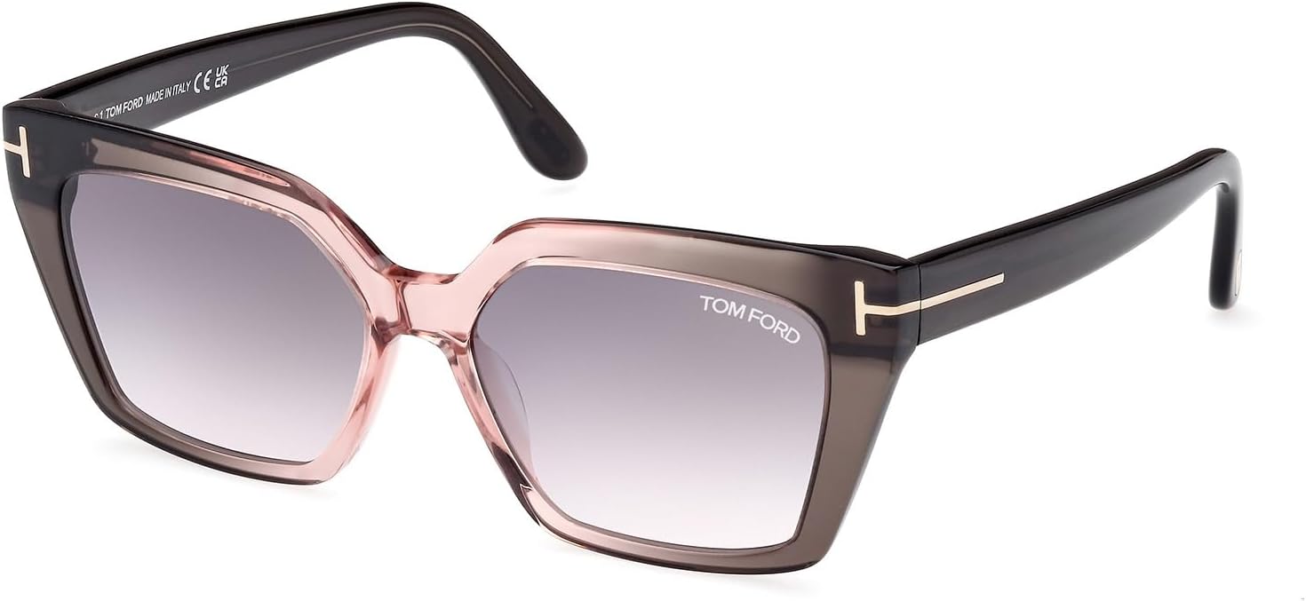 Tom Ford WINONA FT 1030 Beige Shaded/Grey Shaded 53/15/140 women Sunglasses
