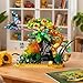 Chameleon Garden Bonsai Building Set, 1092PCS Nature Inspired MOC Flowers & Insects STEM Kit Compatible with Lego Animal, Stunning Desk Decor for Home/Office, Building Blocks for Kids Adults Aged 12+