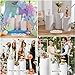 Gladeup 3Pcs Cylinder Stands for Party Round Pedestal Stand with Spandex Covers & Weighted Base - for Birthday Wedding Party Outdoor Indoor Decor (White)