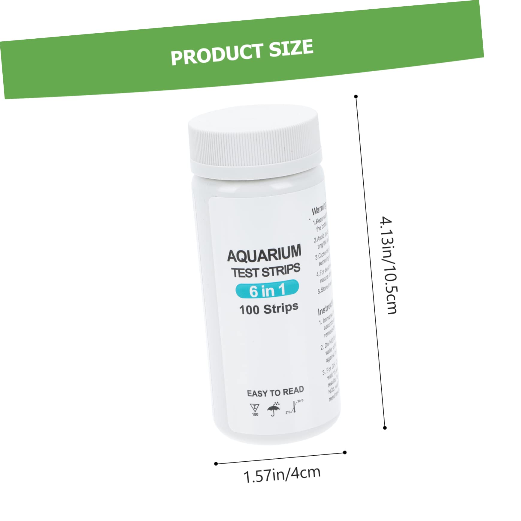 HOLIDYOYO Water Testing Strips Kit 100 Ph Test Strips for Aquarium Includes Hardness Alkalinity