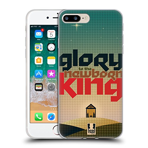 Coque en Gel de Noël iPhone 7/8 Plus Idéale pour les Repas de Famille et l'Hiver