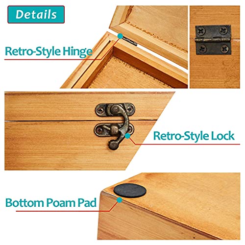 Sewing Kit Basket, Wooden Sewing Box With Accessories, Home Sewing Repair Tool Kit Sewing Starter Kit For Adults Kids #TOP4