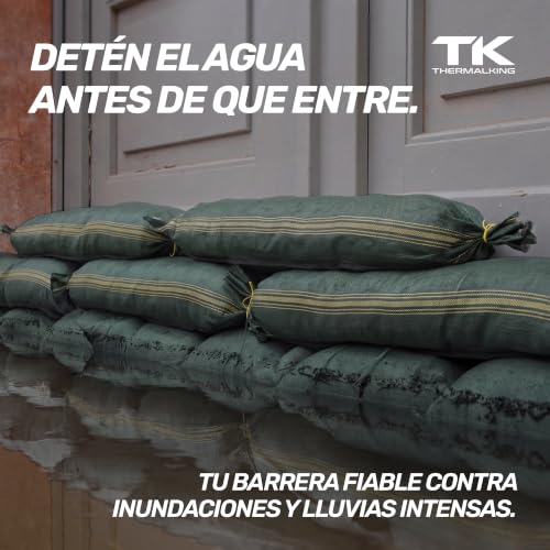 Miniatura 3 de 10 Sacos De Arena Contra Inundaciones Saco Para Las Puertas De Los Sótanos Bolsas Con Asa 25 X 100 Cm