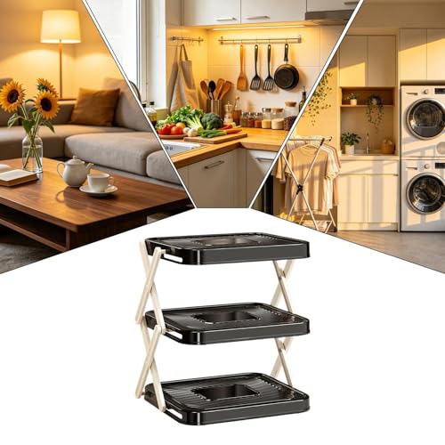 Bandejas de frutas para servir sin ocupar espacio con este soporte de catering ajustable 6