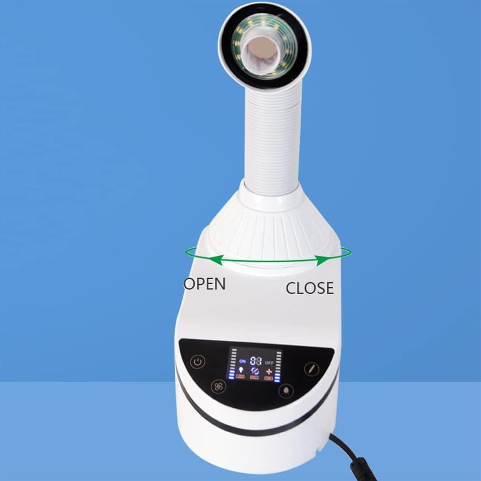 Vacío del colector del polvo de la uÚnica 230W con la luz del led, motor sin escobillas de 35000 RPM para el salón y el laboratorio dental, velocidad de succión ajustable, operación silenciosa, diseño