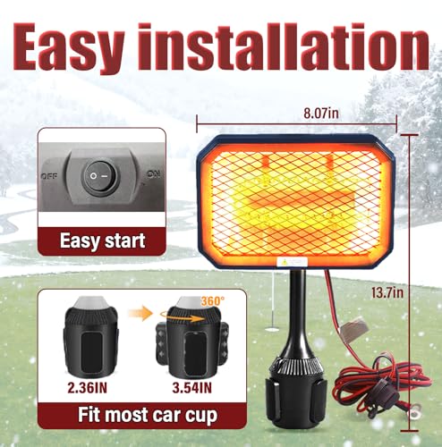 BnPnCn 36V Electric Golf Cart Heater