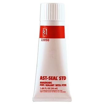 Anti-Seize Technology 22050 AST-Seal Pipe Sealant with PTFE, 50 mL, White/Off White