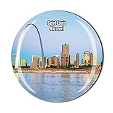 Style : aimant de réfrigérateur 3D Saint Louis Missouri America souvenir touristique. C'est un cadeau parfait de voyage, cadeau de Noël, cadeau d'Halloween, cadeau de Saint-Valentin, cadeau d'anniversaire pour votre amoureux, amis, enfants et famille