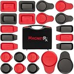 MagnetRX Biomagnetic Magnets Kit – Biomagnetism Magnets by Dr. Goiz – Assorted Round & Rectangular 2500-5200 Gauss (22 Mixed Units)