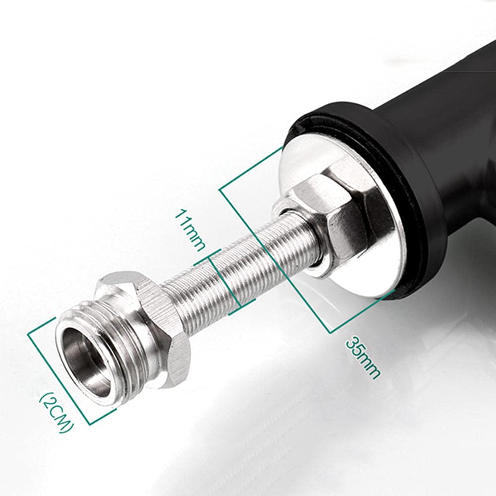 Rubinetto Filtro Acqua Potabile Nero Universale 360 ​​Rotazione Osmosi Inversa Rubinetto Purificatore Lavandino Cucina Adatto Sistemi Filtro Acqua Potabile-B