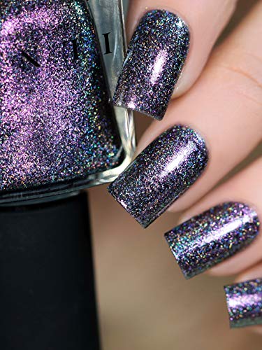 Image of ILNP Hide Away - Pink to Green Color Kissed Ultra Holographic Nail Polish