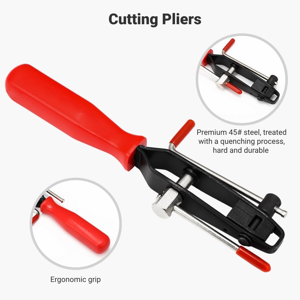 Kit Tool Banding Car Pliers & Clamps Boot Cv 12 Pcs With Clamps Boot Cv 10 & Pliers Tie Boot Ear 2, Utv Atv Car For Accessories Repair Tools Band Joint Cv, Boots Axle