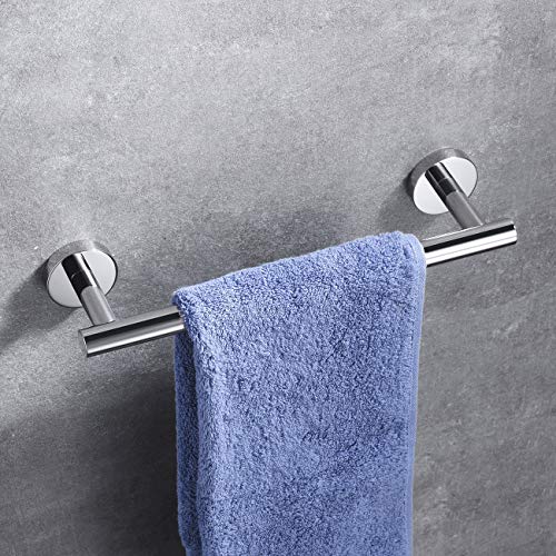 Hoooh 12 Inch Bath Towel Bar Sus 304 Stainless Steel Towel Rack For Bathroom, Kitchen Towel Holder Wall Mount Polished Finish, A100L30-Ch #TOP2