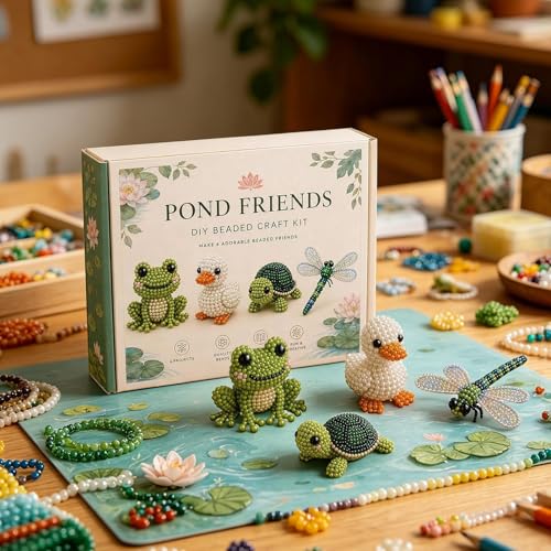 Cuentas de animales 3D para manualidades y caja de ocio creativa 4
