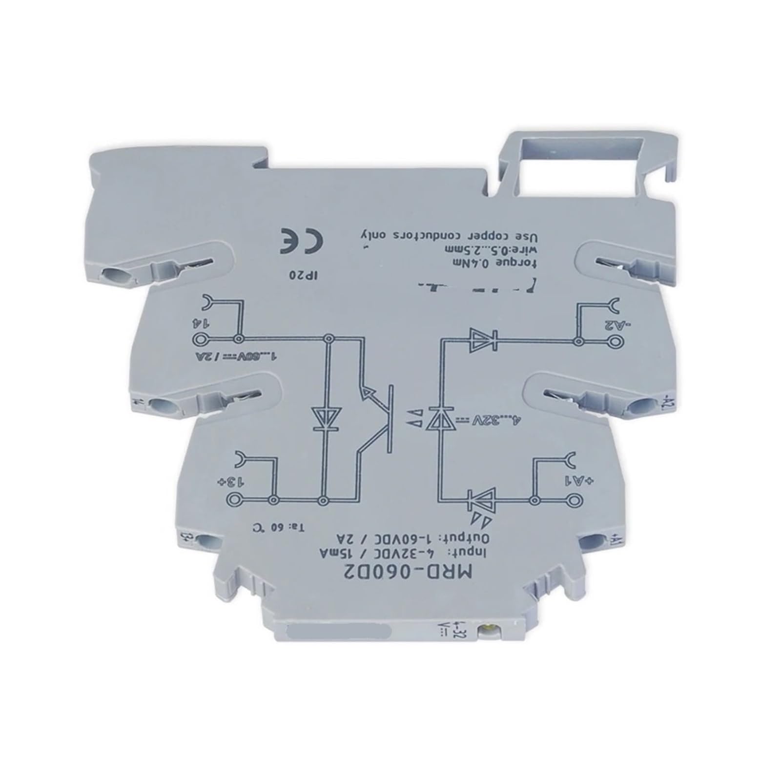 Caja de relé CC MRD-060D2 para solucionar la falta de espacio en cuadros 2