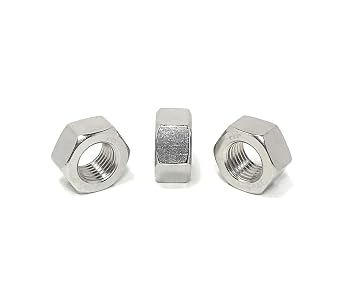 7/16-20 Stainless Steel Finished Hex Nuts - FINE Thread - 18-8 Hex Nuts 25 Pieces