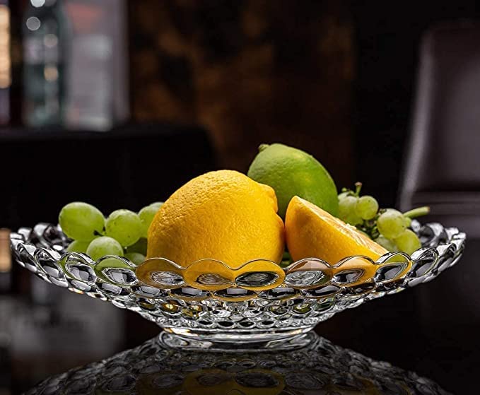 Buy Politestar Fruit Plate Glass Fruit Serving Plate Glass Fruit Plate