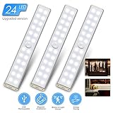 led leisten 24 volt 💡【4-Zyklus-Wechselmodus,Super Energiesparend】Die Bewegungsmelder technologie ist fantastisch für Schranklicht.Stellen Sie einfach die Lichttaste ein,um den Modus zu wechseln:▶0: AUS. ▶1: Nacht-Auto:leuchtet auf,wenn eine Bewegung in einem dunklen Zustand erkannt wird. ▶2: Immer EIN. ▶3: 24 Stunden Auto. Diese Schrankbeleuchtung bietet eine helle Beleuchtung,ist sehr leicht zu finden,wonach Sie suchen,und perfekt, um jeden dunklen Ort zu beleuchten.Hervorragendes Nachtlicht für Ihre Familie.