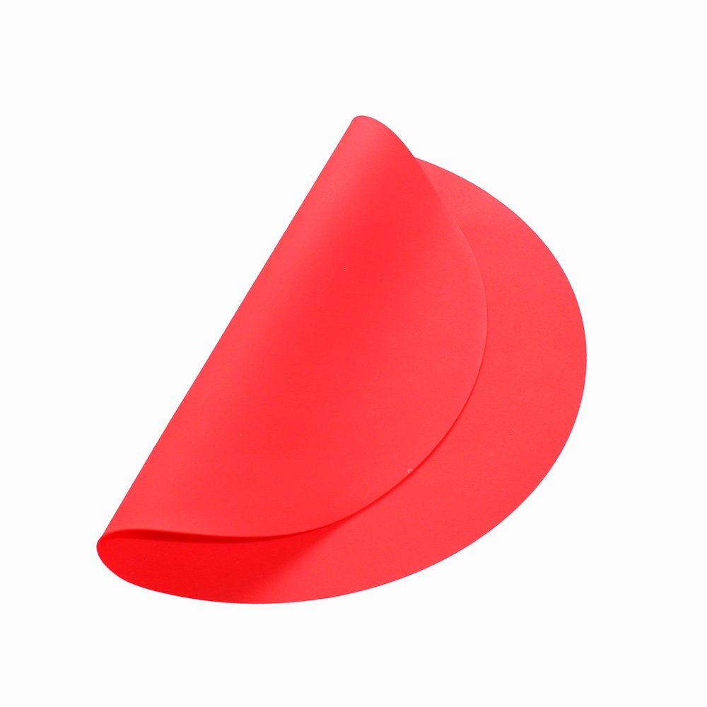 X-Haibei NEW 11.8'' Silicone Round Cooking Mat Baking Mat Oven Cookie Sheet Tray 0.08cm Thickness