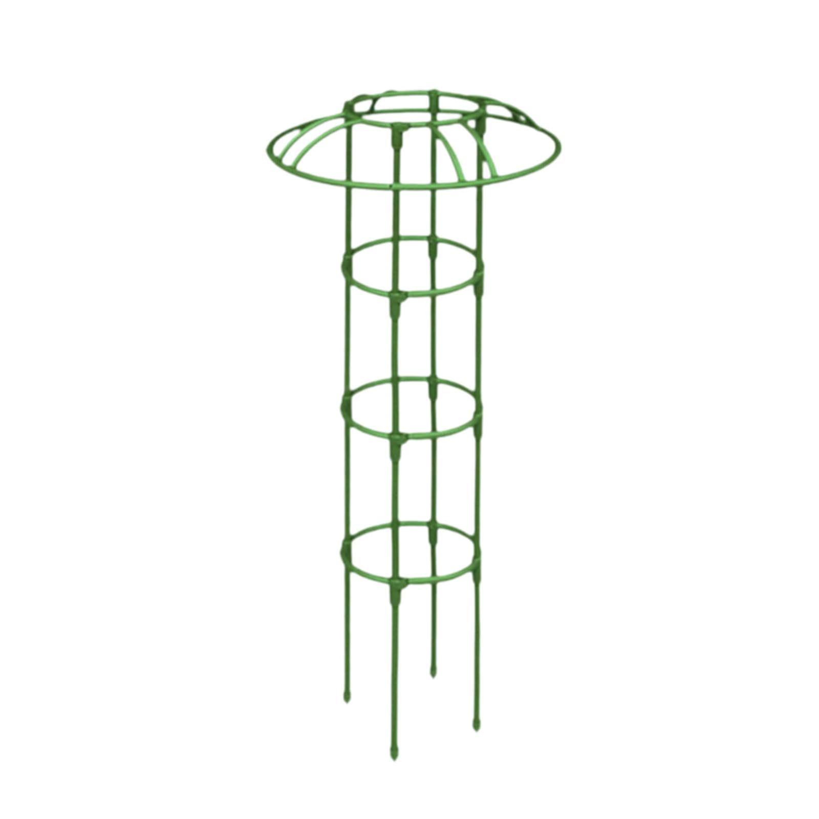 VELURA Garden Obelisk Trellis Sturdy Flower Stand for Roses Climbing Plants Flowers 90cm 1 umbrella|1 Garden Obelisk Trellis|Plant Ties & Supports-image-11