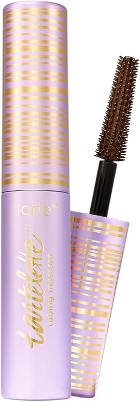 Máscara de pestañas tarte tartelette – Extensiones de pestañas en un tubo, maquillaje de ojos fácil de quitar, clínicamente probado para dar volumen y rizar, larga duración a prueba de manchas las 24 horas, vegano y libre de crueldad