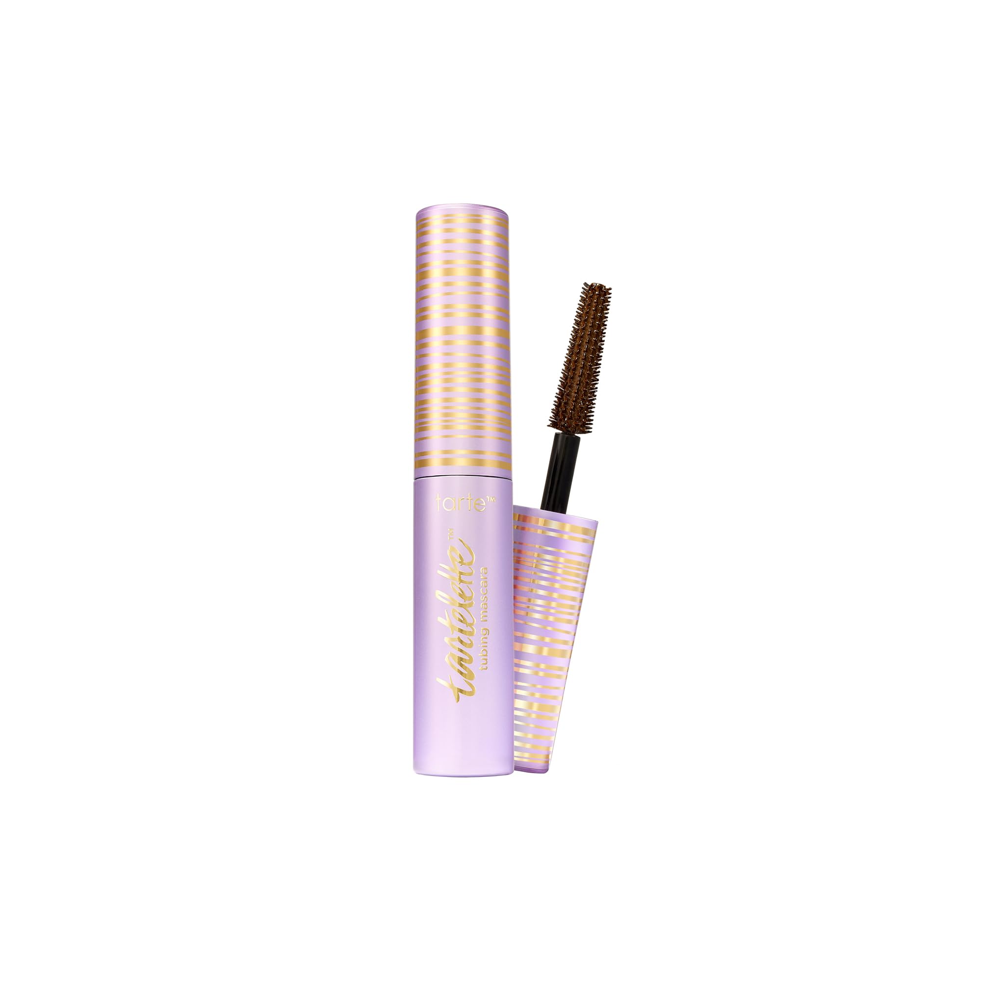 tarte tartelette tubing mascara – Lash Extensions in a Tube, Easy-to-Remove Eye Makeup, Clinically Proven to Volumize & Curl, 24Hr Smudge-Proof Longwear, Vegan & Cruelty-Free brown travel size