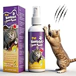 Cat Repellent Spray, Cat Deterrent Spray Indoor & Outdoor, Cat Spray Deterrent for Scratching, Anti Scratch Cat Spray to Keep Pet Off Limits Areas, Protect Furniture, Sofa, Rug, Curtain,100 ml