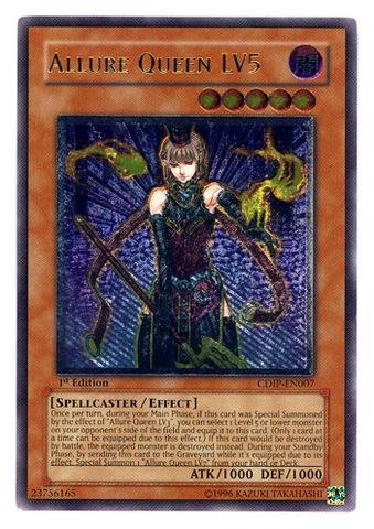 Amazon.com: Yu-Gi-Oh! - Allure Queen LV5 (CDIP-EN007) - Cyberdark