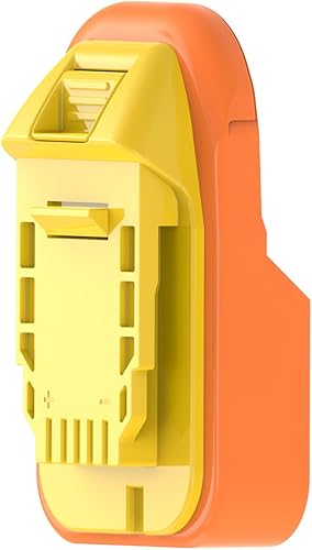 Miniatura 7 de 1 adaptador para herramientas inalámbricas DeWalt 20v MAX XR funciona con baterías Ridgid de 18 V (no avanzadas), solo adaptador