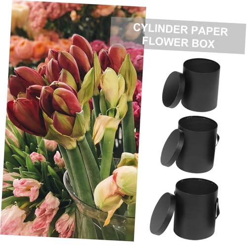 Boîte à fleurs portables et coffrets cylindriques en carton - 6