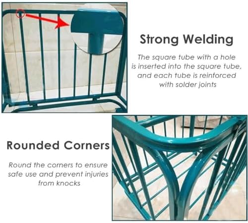 Large Capacity Sports Ball Storage Rack with Wheels, Metal Storage Bin for Football, Basketball, Volleyball, Soccer - Ideal for Schools & Kindergartens, 90x70x70cm