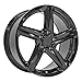 OE Wheels CV02 18 Inch Rims Fit Corvette C8 Z06 Style 5x120.65 18x8.5 Gloss Black (Set of 4)