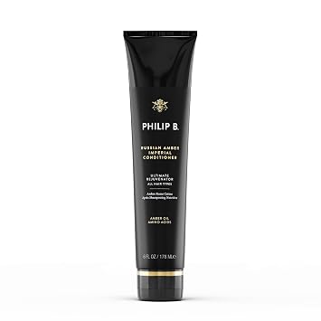 PHILIP B. Russian Amber Imperial Conditioner, 6 Oz Deep Conditioning, Color Protecting and Gloss-Enhancing with Amber Oil, Amino Acids & Pea Peptides for Damaged, Dry & Frizzy Hair