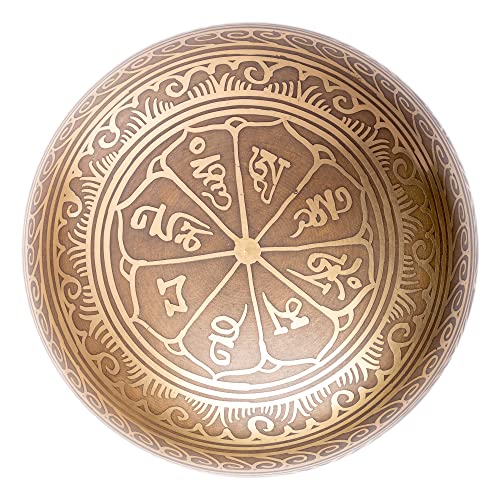 Image of Tibetan Singing Bowl Set - Easy To Play Authentic Handcrafted For Meditation Sound Chakra Yoga Healing By Himalayan Bazaar