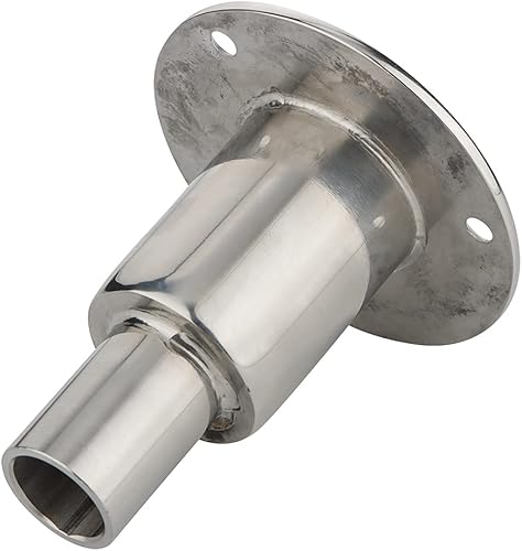 Miniatura 4 de Acero inoxidable 316 recto a través de la piel del escape del casco, montaje de tubo de tubo de 0.945 in Hardware del zócalo del tubo, para los