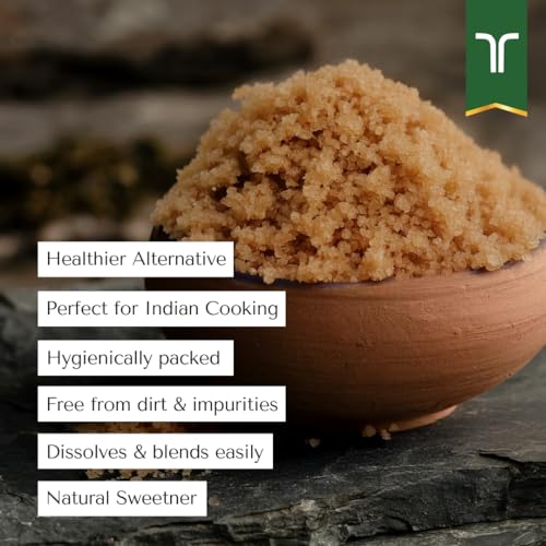 Image of Trinetra Desi Khand (Raw Sugar /Khandsari) | Unrefined & Healthier Alternative | 250g