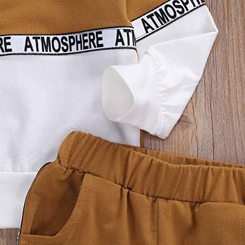 sshybmne Baby Toddler Boy Clothes Letter Striped Long Sleeve Pullover Shirt Top Pants Set Spring Fall Outfit 2Pcs 5 514PEMmCy7L. AC