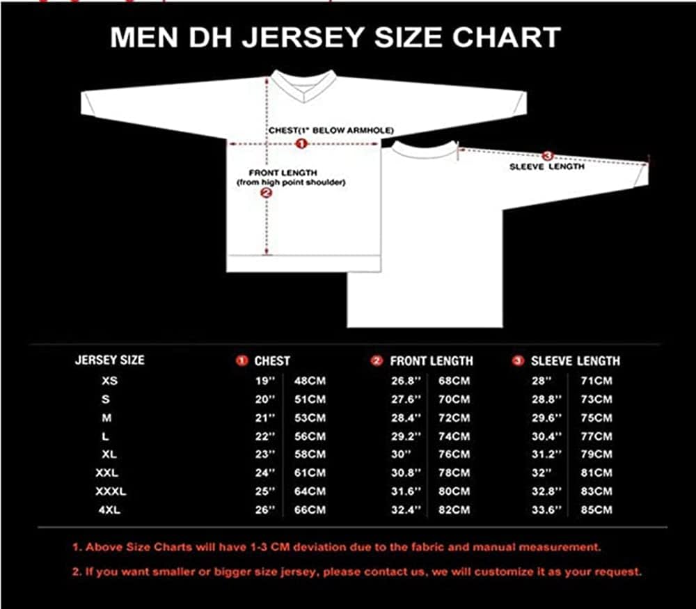 Men Cycling Jersey MX Motocross Jerseys Dirt Bike Downhill Shirt Racing Riding - Image 3