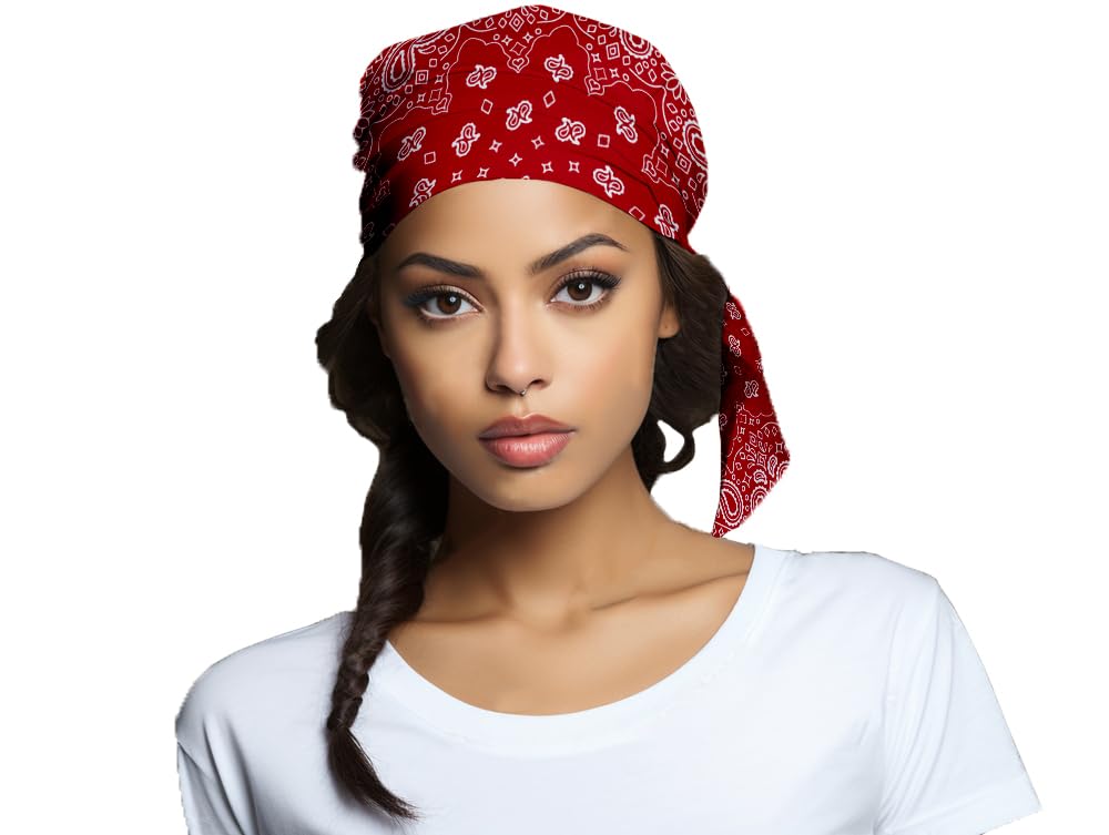 Bandana Mujer Hombre Cuello Motero Rockero Pañuelos Cabeza de poliester Personalizados