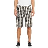 Levi's Men's Ace Cargo Twill Short, Graphite Plaid, 32W