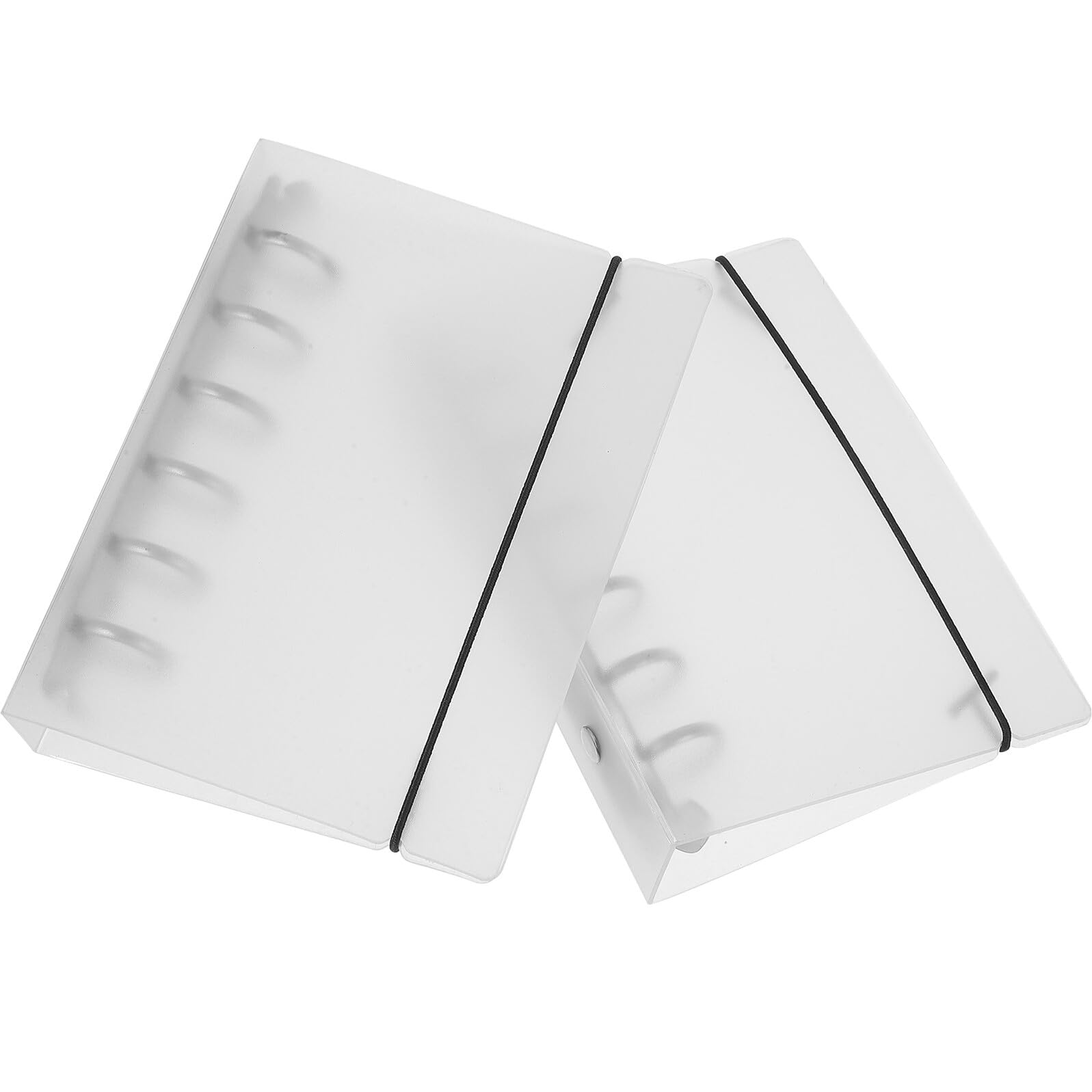 DOITOOL 10 Piezas Carpeta Transparente Reutilizable Archivador de Anillas y Práctico para Oficina y Regalo