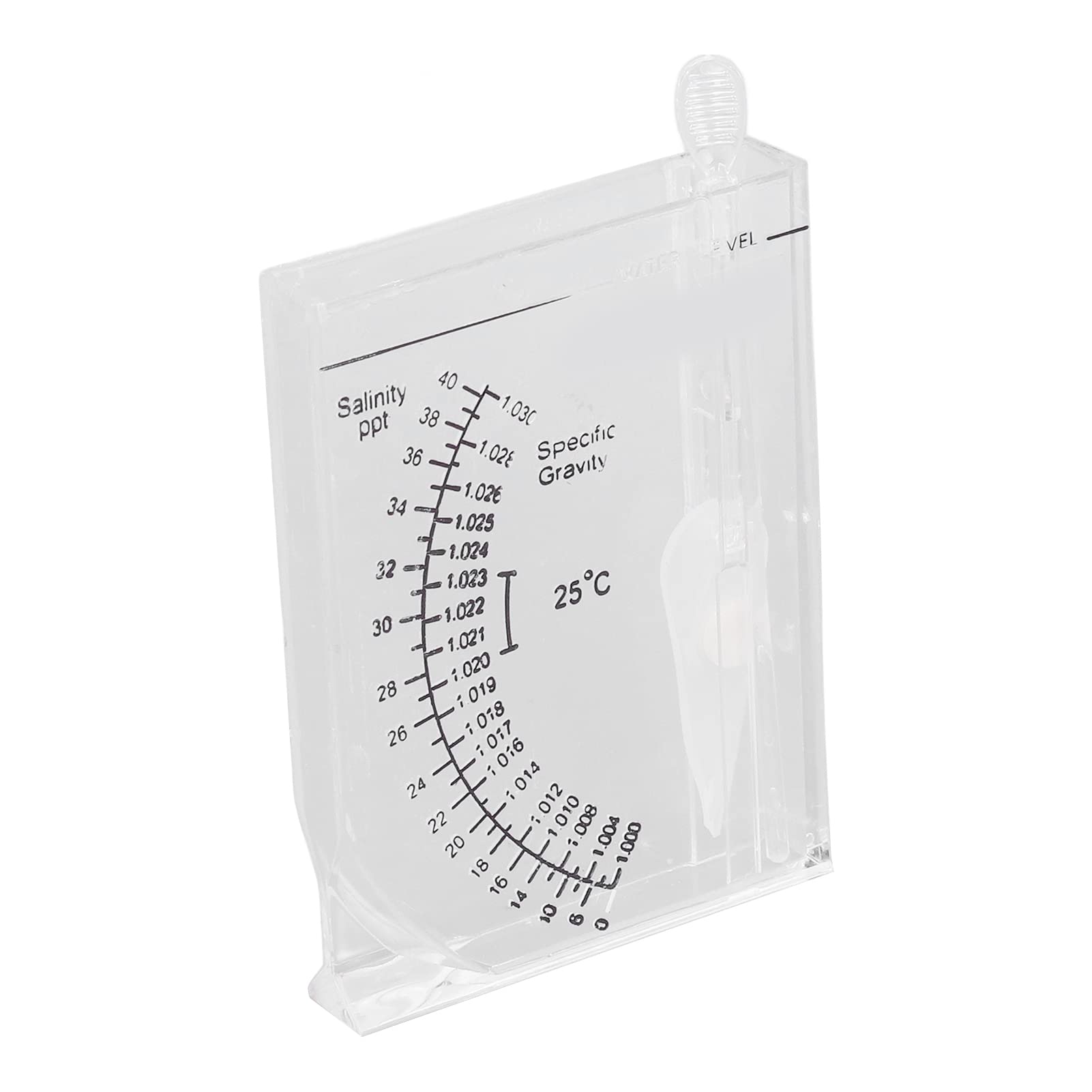 ZIZEV Aquarium Salinity Tester, High Accuracy Clear Reading Saltwater Salinity Meter for Specific for Aquariums