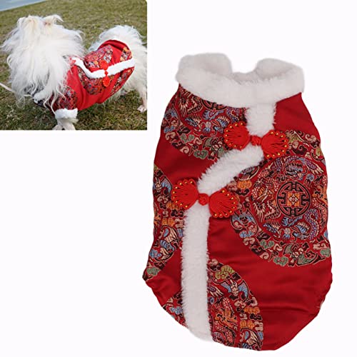 Disfraz Tang para Perro Ropa Invierno Tradicional China L miniatura 1