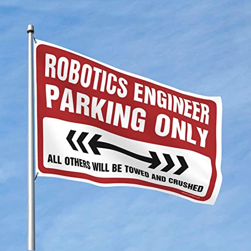 Drapeau robotique extérieur pour porche et décoration de chambre d'étudiant