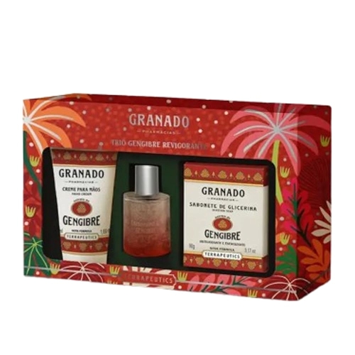 Granado Kit, Terrapeutics, Trio Gengibre Revigorante Granado Kit, Terrapeutics, Trio Gengibre Revigorante