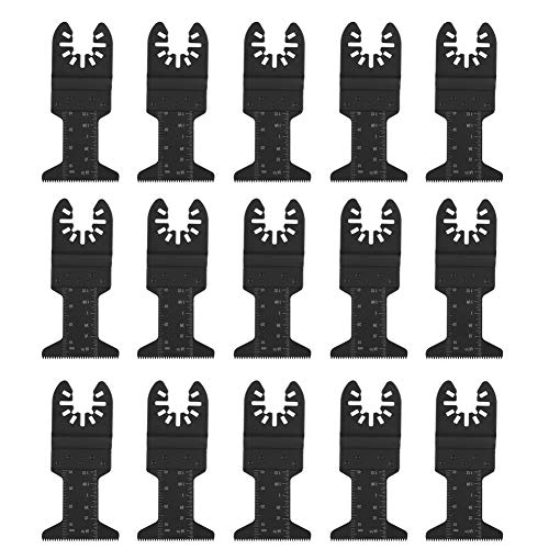 Lames de scie plongeante 44mm pour outil multifonction oscillant ( Lot de 15 pièces en acier HCS )