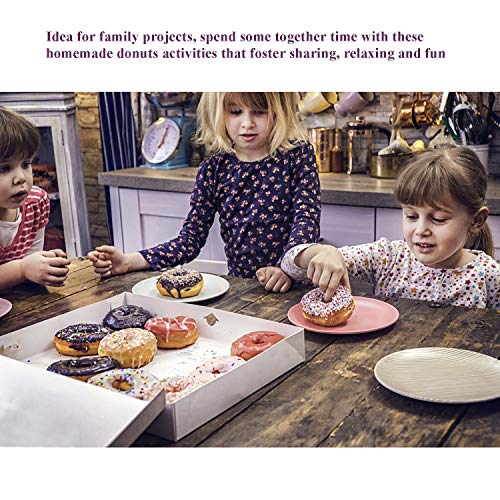 2Pack Donut Pan Set, Messar Silicone Doughnuts Tin Safe Baking Tray Maker Pan, Non-Stick Cake Mold, Easy To Bake Full Size Perfect Shaped Donuts To Sweeten Your Hole Day #TOP6